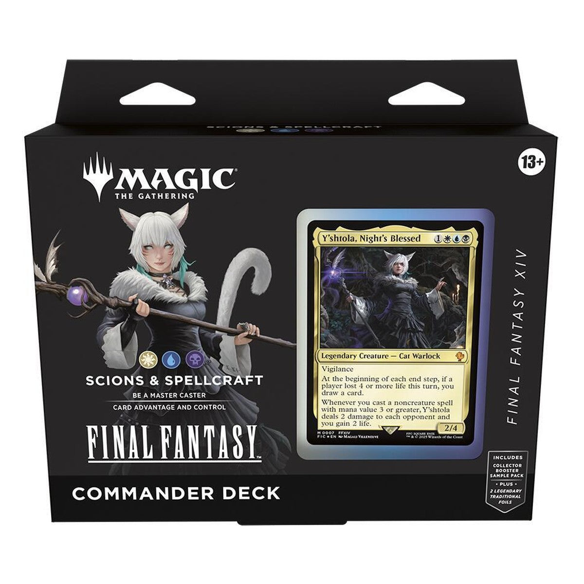 FINAL FANTASY Commander Deck - FINAL FANTASY XIV Scions & Spellcraft – Magic: The Gathering English sealed product